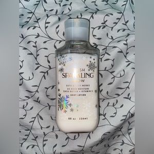 “Fresh Sparkling Snow” body lotion by bath and body works